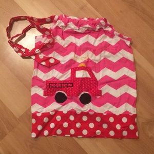 Handmade fire truck dress